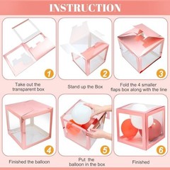 8 Pcs Prom Decorations Set – 12″ Column Stands, Sparkle Balloons & Boxes for 202