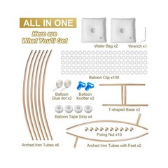 Large Size Metal Round Balloon Arch Photo Background Kit Decoration 7.2ft