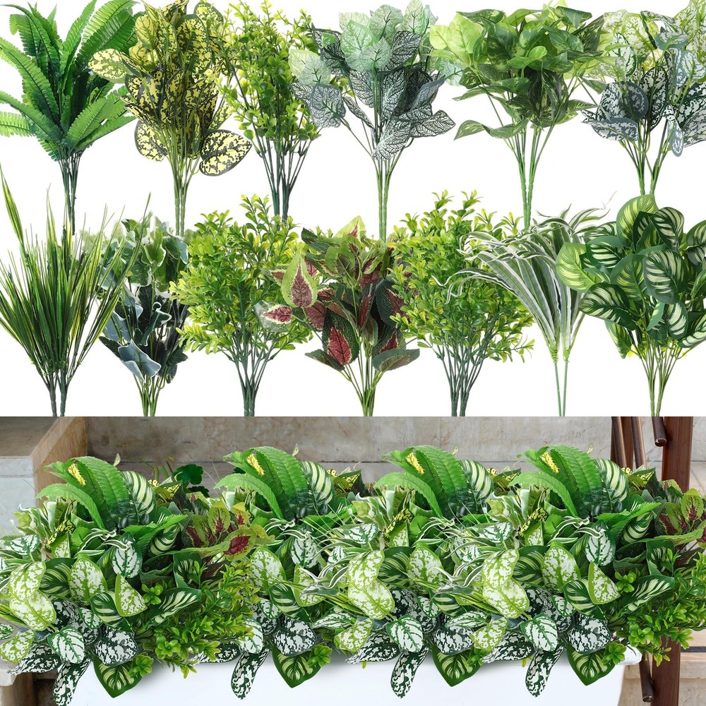 Cindeer 24 Pcs Artificial Flowers as shown in the picture, Vivid Color