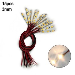 15pcs For Pre Wired White Strip Led For SMD LED Light Flexible 12V ~ 18V New