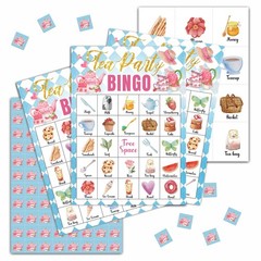 Tea Party Bridal Shower Games, 5 inches x 7 x 0.01 inches,