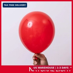 PartyWoo Red Balloons 140 pcs Different Sizes of 18 12 10 5 Inch Red Balloon Arc