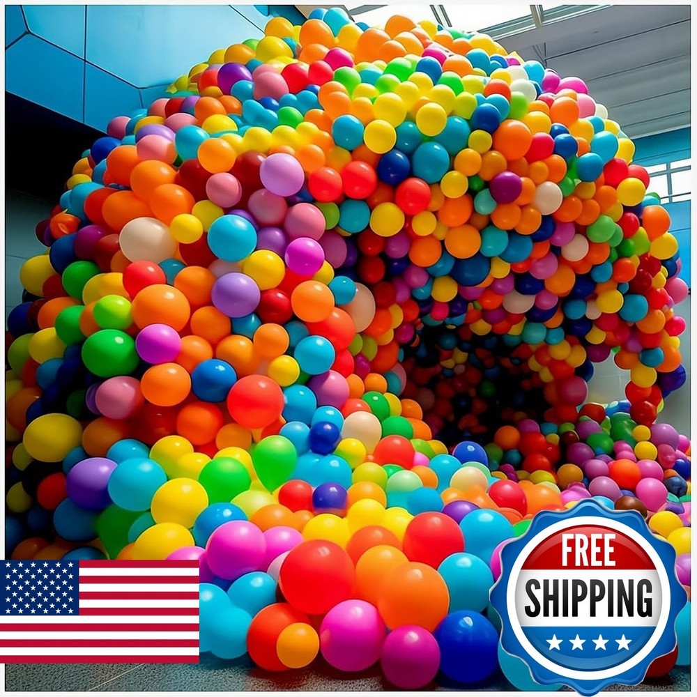 Zwzliulian 1500 Pack Balloons 15 Kinds Colors 12 Inch Rainbow Latex Party