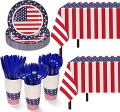 152Pc American Flag Party Set