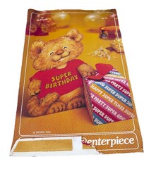 Shirt Tales Centerpiece Super Birthday Party Decoration Hallmark 1982 VTG