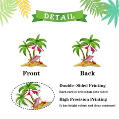Hello Summer Hanging Swirls Streamers Luau Hawaii Party Decor Supplies 30 Pcs