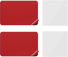 Adhesive and Electrostatic Stickers for Dash Cam Mounting Gray