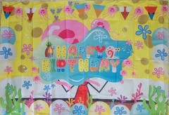 Spongebob Squarepants Birthday Party Decorations Supplies Background Cupcake