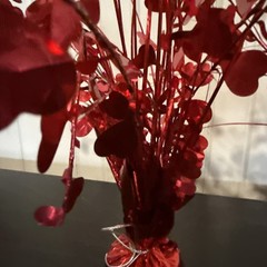 Valentine’s Day – Red – Love – Shiny Hearts Party Decor Balloon Weights 12”