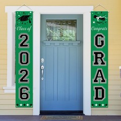 DAZONGE Green Graduation Decorations 2026 – 70 inches x 12.6 inches,