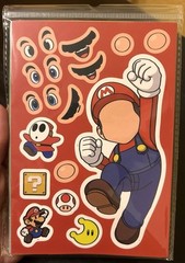 Super Mario Make A Face Stickers Party Supplies Gift Bags Birthday Holiday Fun