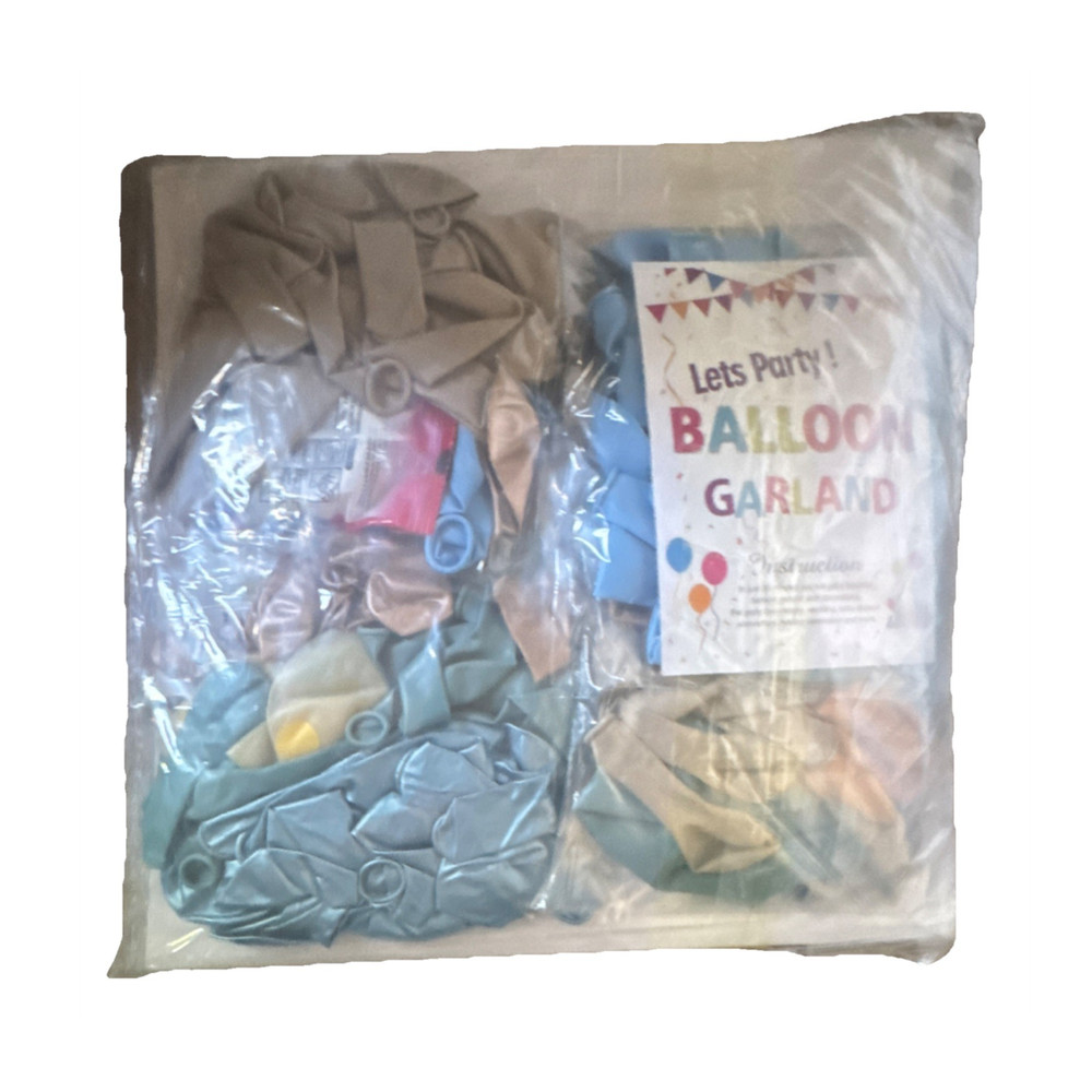 Amandir Balloon Garland Party Decorations Blue Beige Kids X004FTDVRR