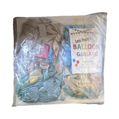 Amandir Balloon Garland Party Decorations Blue Beige Kids X004FTDVRR