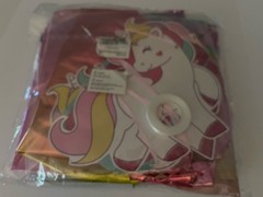 6pcs Unicorn Large Foil Balloon Set «2nd» Birthday Party Decoration Read Descrip