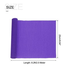 Dark Blue Crepe Paper Roll 8.2ft Length 10″ Wide