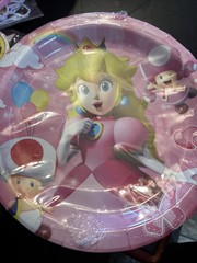 Mario Princess Peach Birthday Party Decoration Kit