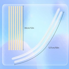 260 Balloons Clear And White 100 Pcs White And Clear Long Balloons For Tying …