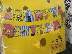 SpongeBob SquarePants Happy Birthday Party Decoration New