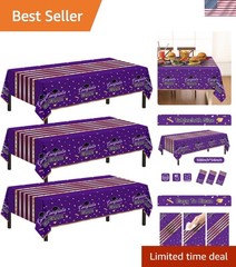 3 Pack Graduation Tablecloth,Graduation Decorations 2026 Graduation Party Dec…