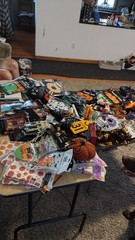 Halloween Party Decor Lot OVER 200 PCS.TREAT BAGS TO DECORATIONS SEE SEE