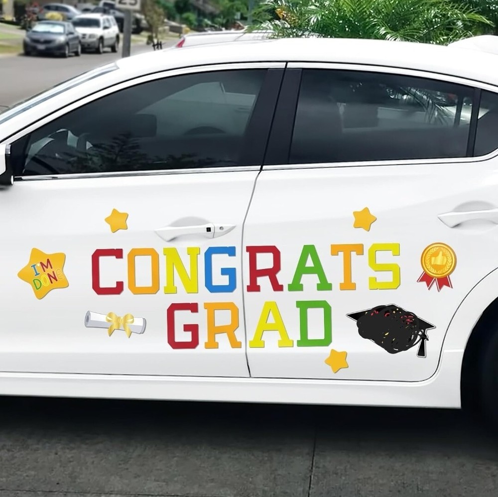 Graduation Car Magnet Kit Party Box