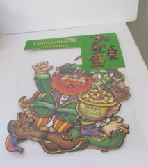Vintage 2000 Leprechaun Link-Mates Beistle Co. Original Packaging, Made in USA