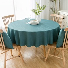 Jeloris Round Waterproof Tablecloth Spill & Stain Resistant – All Sizes