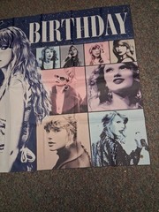 Taylor Swift Happy Birthday Banner, Backdrop And Party Decorations #298
