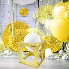 12 Holes Balloon Sizer Cube Box Collapsible Measurement Tool for Birthday Party
