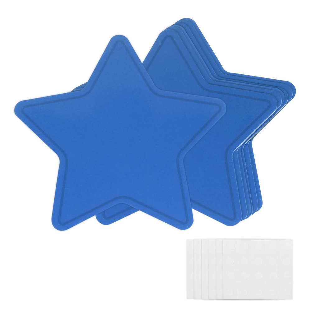 100 Pcs Star Cutouts 3.3 x 3.5 Inch Star Shaped Paper Cards for DIY Projects …