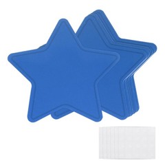100 Pcs Star Cutouts 3.3 x 3.5 Inch Star Shaped Paper Cards for DIY Projects …
