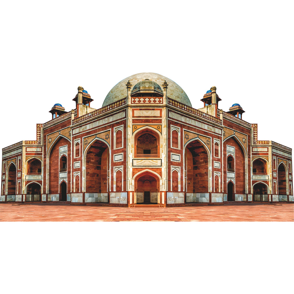 H13666 Humayun’s Tomb India Cardboard Cutout Standee Standup