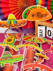Flexible Mexican Sombrero Headbands – 12-Pc Colorful Fiesta Decoration Set