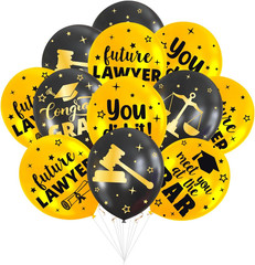 Law School Graduation Balloons – 30Pcs Lawyer Party Decorations 2026