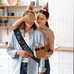 I’m 21 Bitches Birthday Sash, Black Satin Sash with Glitter