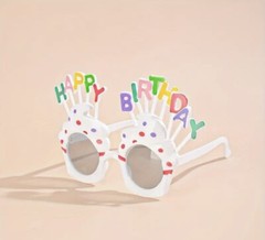 1 Pcs Happy Birthday Sunglasses,Birthday Photo Props Funny Novelty Glasses