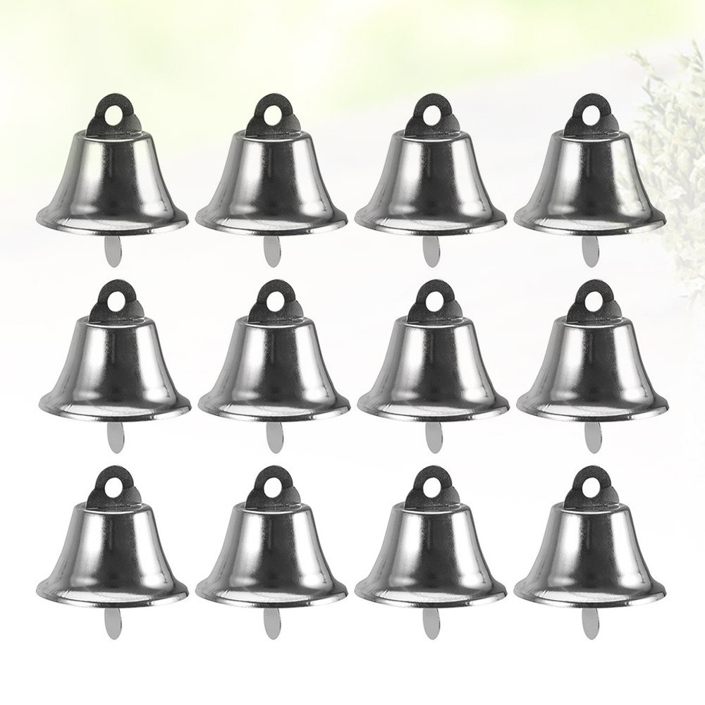 25 Pcs Jingle Bell Christmas Wind Chime Bells Metal Pendant Hanging