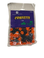 American Greetings Vintage Halloween Confetti Card Making Scrapbooking, Crafting