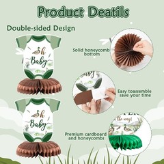 Duck Hunting Baby Shower Honeycomb Centerpieces – 12P Summer Mallard Duck Par…