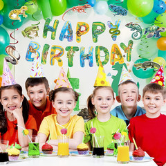 Reptile Birthday Party Decorations Reptile Swamp Happy Birthday Banner and 15 Pc