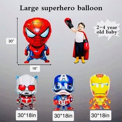 Birthday Decorations for boys,Superhero Birthday Balloon Garland for Kids, Co…