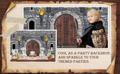 Medieval Party Decorations Castle Backdrop Knight Wall Backdrop Keepers of The