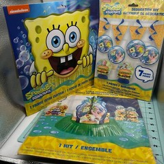 SpongeBob Squarepants Party Decorations Door Curtain, Table Decor, Hanging Decor