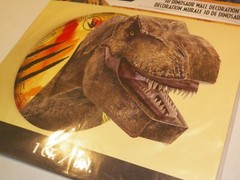 3D Dinosaur wall decoration Jurassic World 1ct T-Rex Head