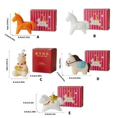 Decorative Horse Shaped Relaxation Item Using Paraffin Substance