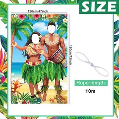 Hawaiian Luau Party Decorations Tropical Luau Couple Photo Props Hawaiian Alo
