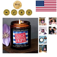 Lavender Scented Candle in Gift Box – Perfect 60th Birthday Surprise for All