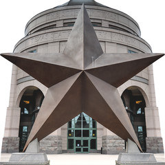 H13715 Austin Texas Star State History Museum Cardboard Cutout Standee Standup