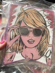 Taylor swift Swiftie Birthday Party Decorations: Happy Banner and Hanging Swirls
