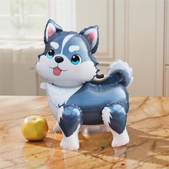 3D Animal Dog Balloons,Standing Pet Puppy Dog Balloon Husky Balloon For Birth…